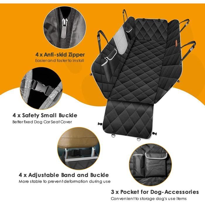 Housse de siège arrière universelle Looxmeer pour chiens, housse de  protection étanche