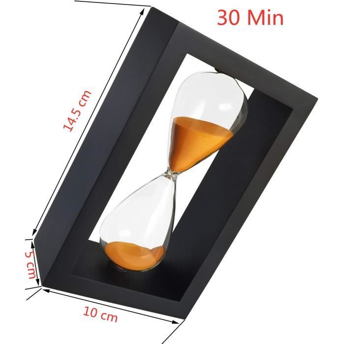 Minuteur Sablier pour 30 Minutes Sandglass Timer 30 Minutes Décoration