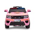 Voiture électrique pour enfant - Kijana - Police Land Rover - Lecteur MP3 - Siège en cuir-2