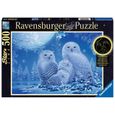 Puzzle Star Line 500 p - Chouettes au clair de lune - Ravensburger - Animaux - Mixte - A partir de 14 ans-2