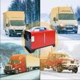 UISEBRT 12V 5KW Air Diesel Chauffage de stationnement, Horizontal 5L Diesel Air Fuel Heaters pour RV Auto Truck Caravans(Noir+Rouge)-2