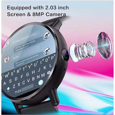 LEMFO LEM9 Smartwatch 4G LTE Phone Android 7.1.1 1 Go 16 Go