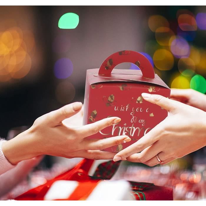 Boîtes À Bonbons De Noël À Offrir En Cadeau Coffrets Cadeaux Maison De Noë  Coffret Cadeau De Noël Avec Poignée Et Nœud Pour C[H3001] - Cdiscount  Beaux-Arts et Loisirs créatifs