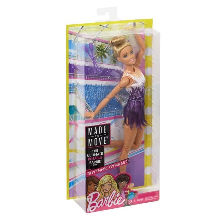 Barbie Made to Move poup e articul e gymnaste ultra flexible en