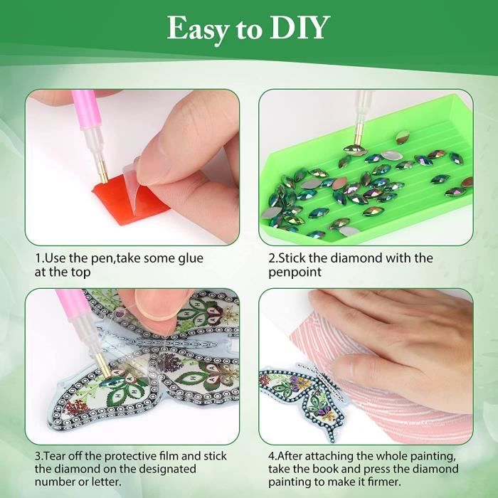 Esoes Diamond Painting Attrape-soleil, Carillon éolien, Kit De