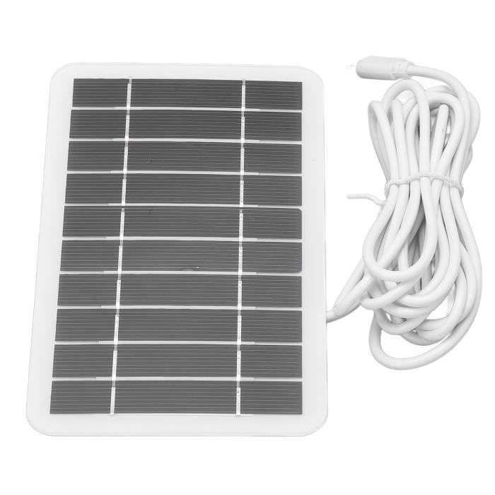 Panneau Solaire Jadeshay 10W 5V - Chargeur Solaire étanche IP64 Pour Téléphone, Extérieur