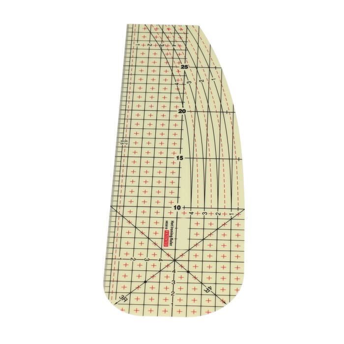 Lot De 2 Règles D'Ourlet Chaud Pour Couture Et Repassage Avec