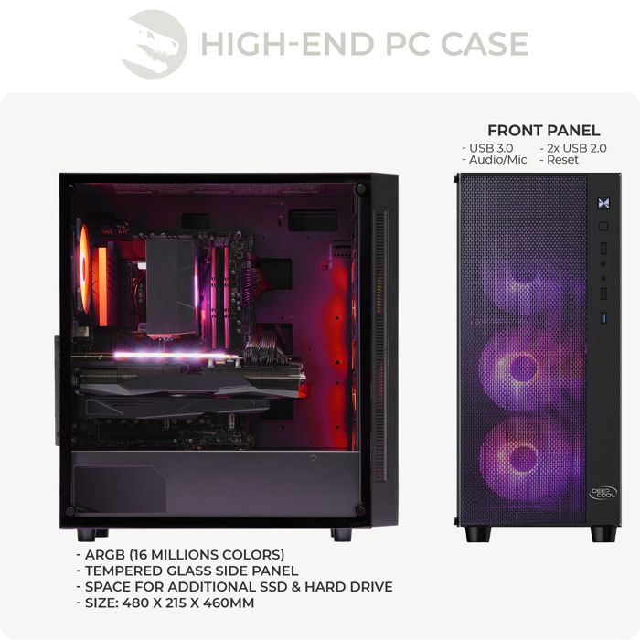 PC Gaming, AMD Ryzen 7, RTX 2080 Super, 500Go2