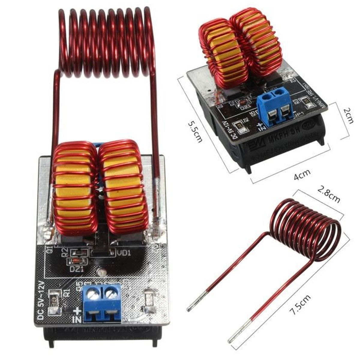 4 A REGULE MODULE DE CHAUFFAGE POUR TUBES 5 V
