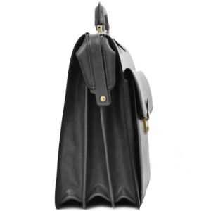 Cartable cuir soufflets Cdiscount