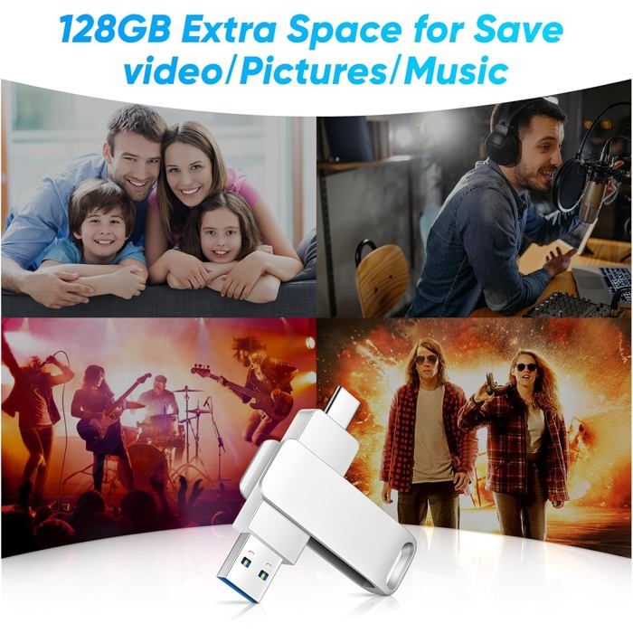 Pochette De Protection Pour Clé USB – Étui En Cuir PU Avec Porte-clés | Rangement Organisé Et Portable Pour Données Importantes