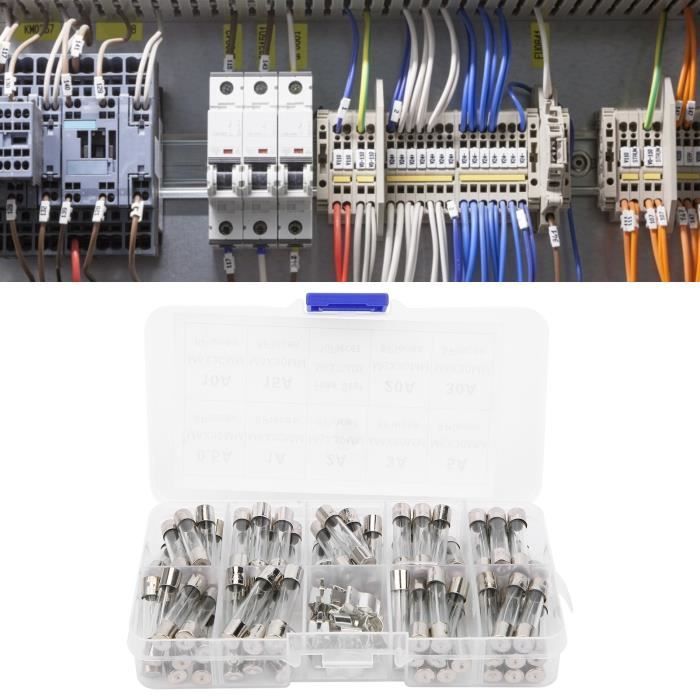 Fusible En Verre À Fusion Rapide Fusible En Verre, 100 Pièces, Circuit