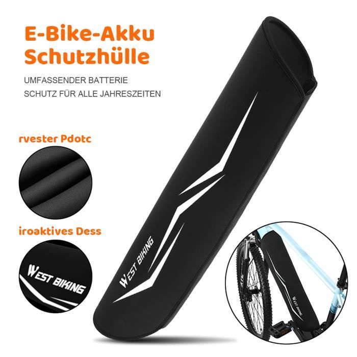 Housse de protection de batterie de vélo électrique - KEPEAK - Universelle  - Blanc - Noir - Cdiscount Sport