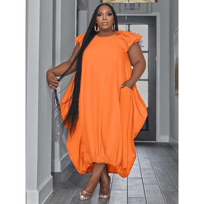 Modele robe grande taille sale