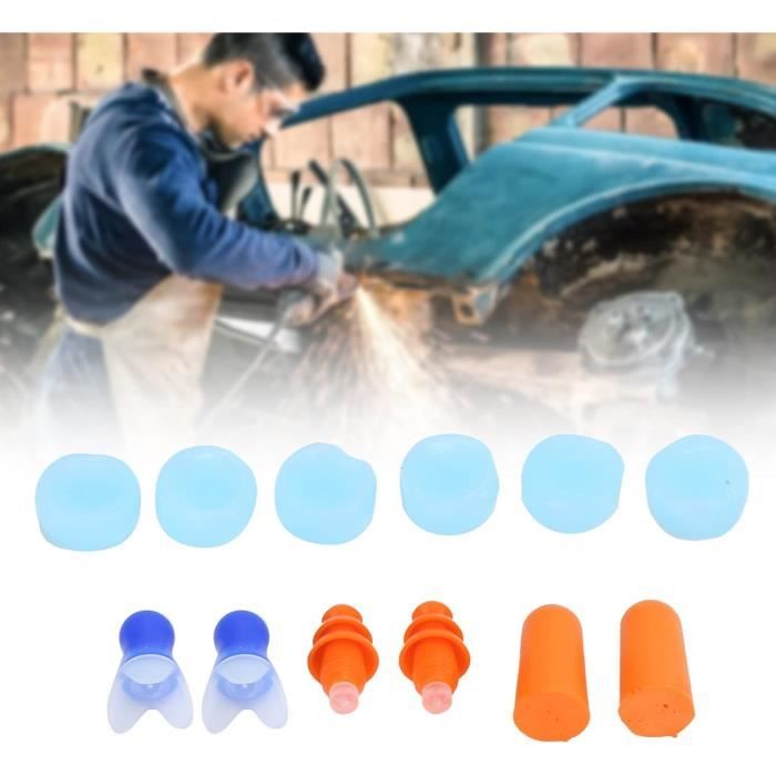 8 Paires De Bouchons D'oreilles En Silicone Souple - Réutilisables, étanches, Pour Dormir, Nager, Voyager - 4
