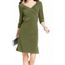 robe verte olive
