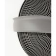 Plinthe souple flexible de haute qualité en PVC MadeInNature®/gris foncé, hauteur 60mm (x) 10m longueur -0