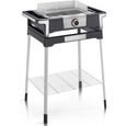 SEVERIN Barbecue sur pieds Digital Boost S, 3 000 W, 0° à 500°C en 10 min., Bac à eau réducteur de fumée et d'odeurs, Noir, PG8118-0