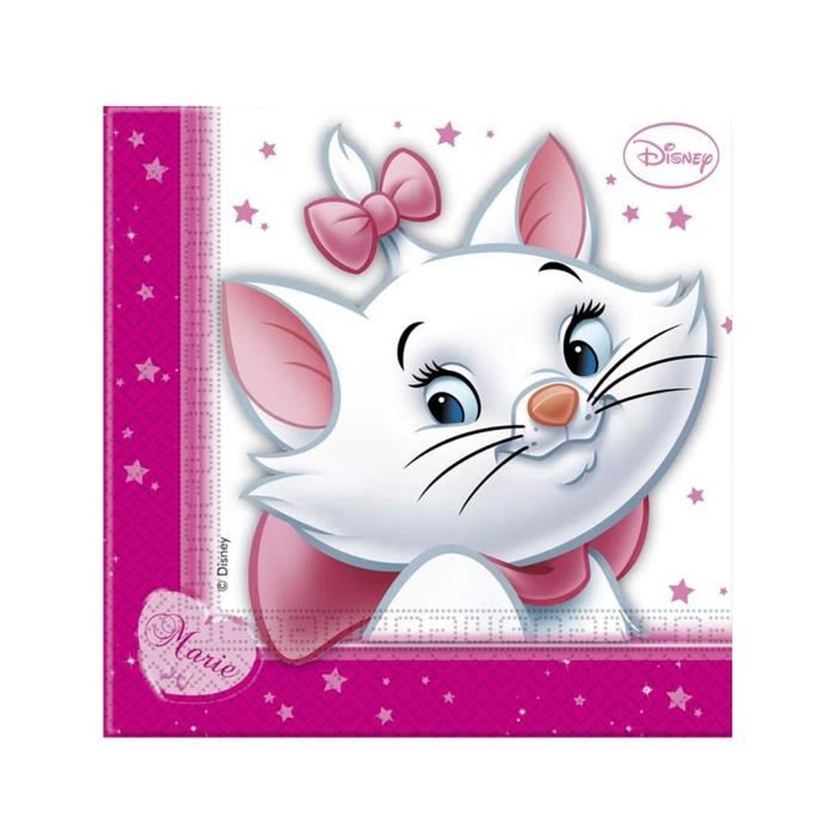 Serviettes En Papier Marie Des Aristochats 33 X 33 Cm Taille Unique Cdiscount Maison Serviettes En Papier Marie Des Aristochats 33 X 33 Cm Taille Unique Cdiscount Maison
