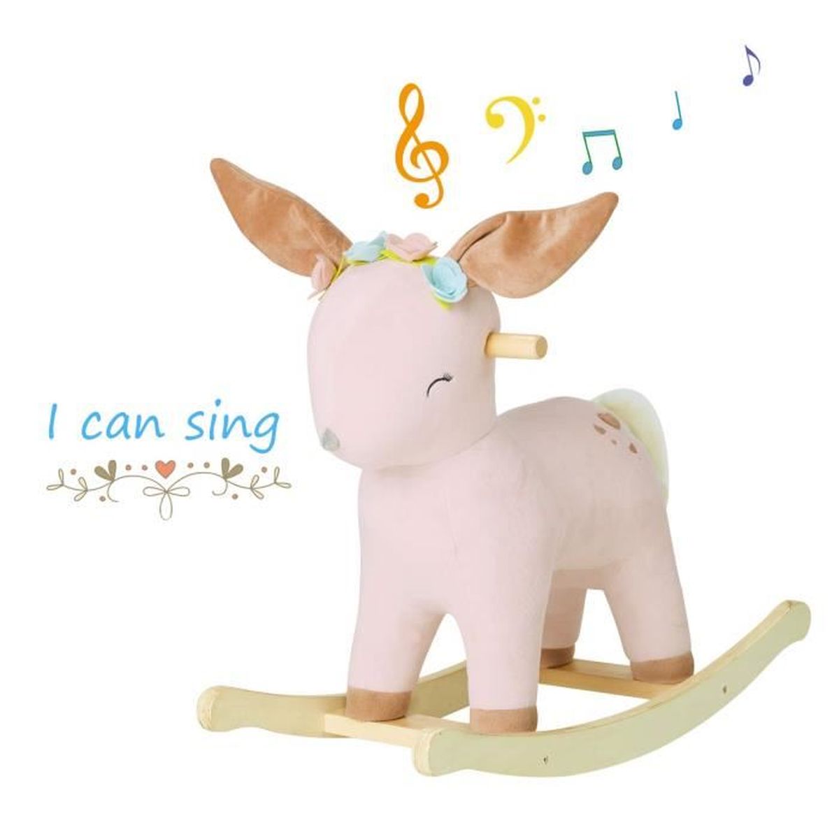 cheval a bascule musical fisher price
