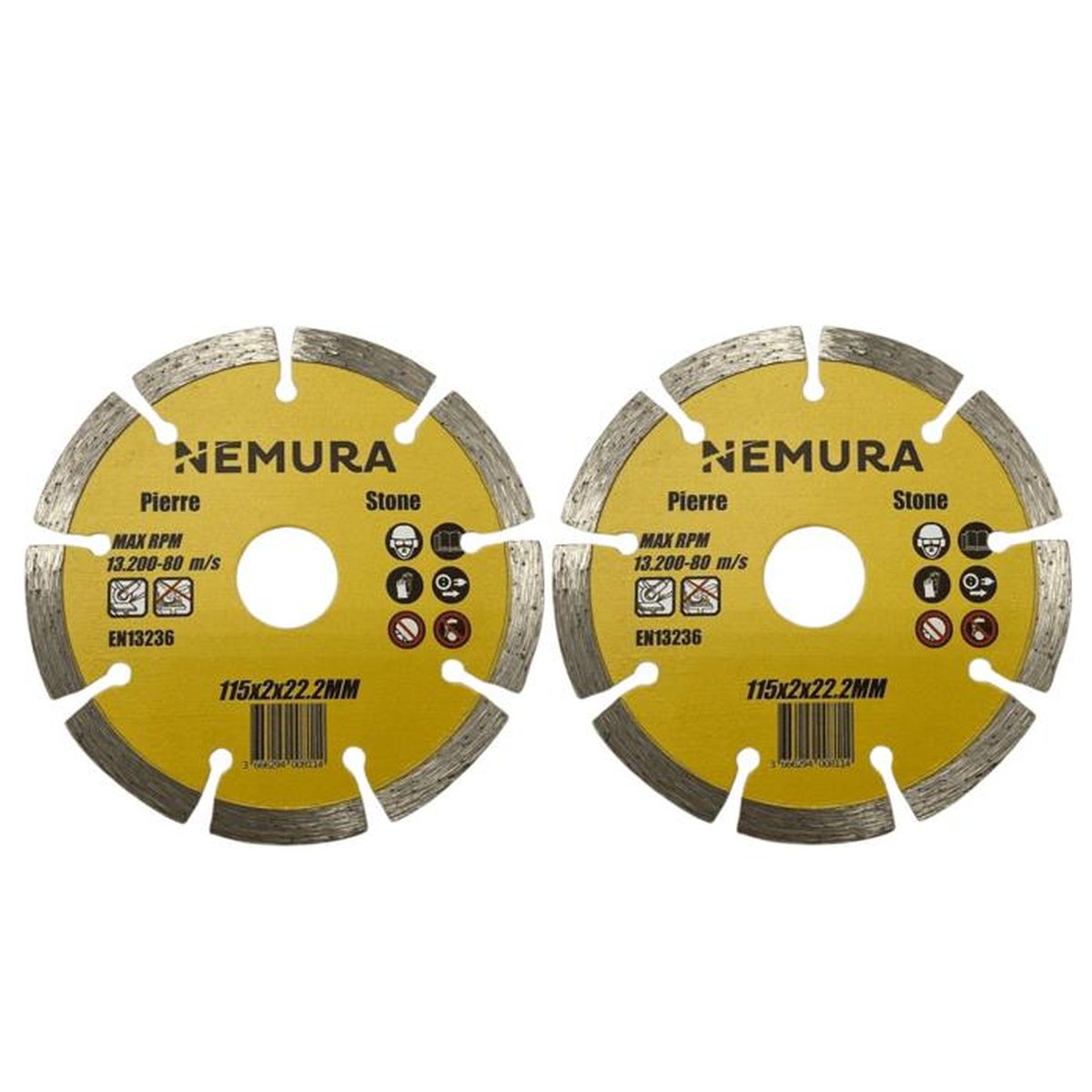 lot-de-2-disques-diamant-115mm-pour-b-ton-pierre-et-brique-115-x-2-0-x