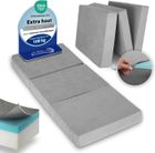 BEAUTISSU HOME STYLE Beautissu Premium Matelas Pliable en Mousse 75x195 cm Gris Modèle L – Extra Épaisse 14cm H3 Housse Lavable Transport Facile