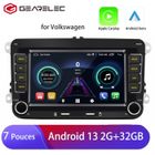 ETOOLAB GEARELEC Autoradio Android 13 pour VW Passat Touran Caddy Golf 5 Golf 6 CarPlay Android Auto 7 pouces Bluetooth WiFi USB