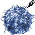 Guirlande lumineuse VOLTRONIC - 600 LEDs - blanc froid - câble transparent