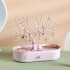 Support d'arbre à bijoux - SALALIS - Rose - Grande capacité - Organisateur décoratif - Mixte