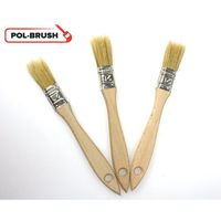 Pinceaux à peinture professionnels en poils naturels - POL-BRUSH - Lot de 3 - Taille 20 mm