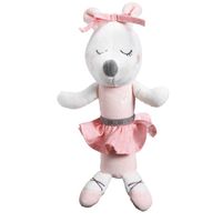 Hochet - Lilibelle - Petite souris danseuse étoile - Rose - Pour bébé fille dès 1 mois