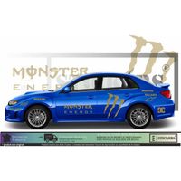 Subaru Impreza WRC rally Monster energy sponsoring - OR - Kit Complet  - voiture Sticker Autocollant