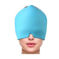 Masque Anti Migraine Relief Cap - Bonnet Migraine Froid Therapice, 360° Forme Ajustée Casque Migraine, Bonnet Migraine, Masque Anti