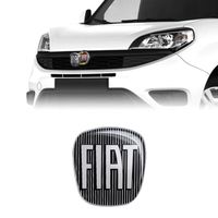 Autocollant Fiat 3D Remplacement Logo Noir pour Doblò