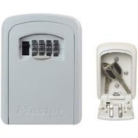 MASTER LOCK Boite à clés sécurisée - Format M - Blanc - Coffre à clé - Rangement sécurisé