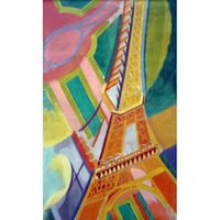 Puzzle en bois Tour Eiffel de Delaunay - PUZZLE MICHELE WILSON - 100 pièces - Pour enfants de 8 ans et plus