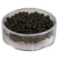 Perles de Rocailles en verre - Noir - 4mm - 120 pièces