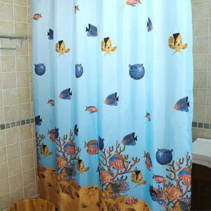 Rideau De Salle De Bain 180X200 En Motif D'Art Fascinant | Rideau De