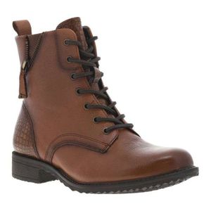 Boots type rangers à lacet - Marron - - 35.00