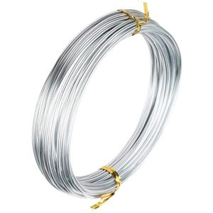 YuKeShop Fil en aluminium color/é Fil pliable pour la fabrication de bijoux Pour la fabrication de bijoux et de perles 2 mm x 5 m