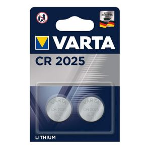 PILES Varta - Pile Electronique Lithium CR2025 x 2