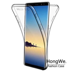 COQUE - BUMPER Samsung Galaxy NOTE 8 Coque Gel Silicone 360 Degres Protection INTEGRAL Anti Choc. Ultra Mince Transparent INVISIBLE Note 8