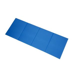 TAPIS DE SOL FITNESS Tapis de yoga pliable SPORTIFRANCE - bleu - 8mm - 