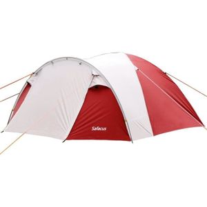 TENTE DE CAMPING SAFACUS Tente de camping dôme pour 4 personnes, double couche, entièrement étanche, tente familiale, facile à installer pour l'e150