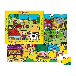 TABLE JOUET D'ACTIVITÉ VILAC - Table d'éveil arc-en-ciel