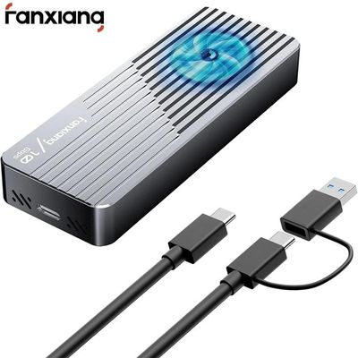 Boîtier USB 3.2 Gen 2x2 20Gbps Pour SSD NVMe MacBook 12+16 Pins - Aluminium Brossé