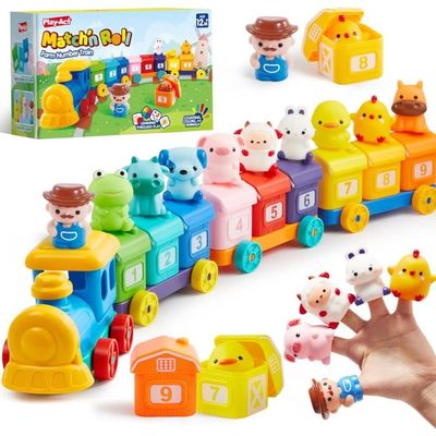 Goula 1 To 5 Bus – Bus En Bois éducatif – Dès 18 Mois – Apprendre à Compter Avec 5 Animaux Autocorrectifs