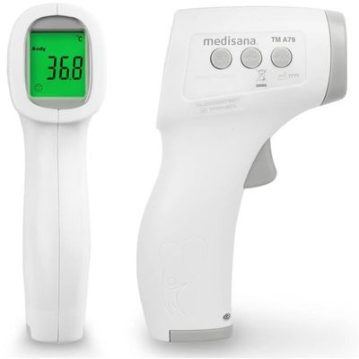 Thermomètre Frontal Sans Contact Steripan - Mesure Infrarouge En 3s, Précis à ±0.1°C, Mémoire 10 Valeurs