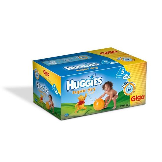 HUGGIES Super Dry Giga Box DRYLOCK Taille 5 Cdiscount Puériculture