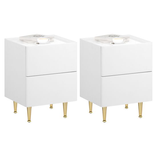 Lot de 2 table de Chevet avec 3 tiroirs et 16 Couleurs LED RVB,Table de Lot de 2 table de Chevet avec 3 tiroirs et 16 Couleurs LED RVB,Table de